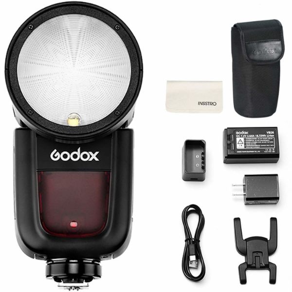 Godox V1 N TTL Li-ion Round Head Camera Flash for Nikon Cameras