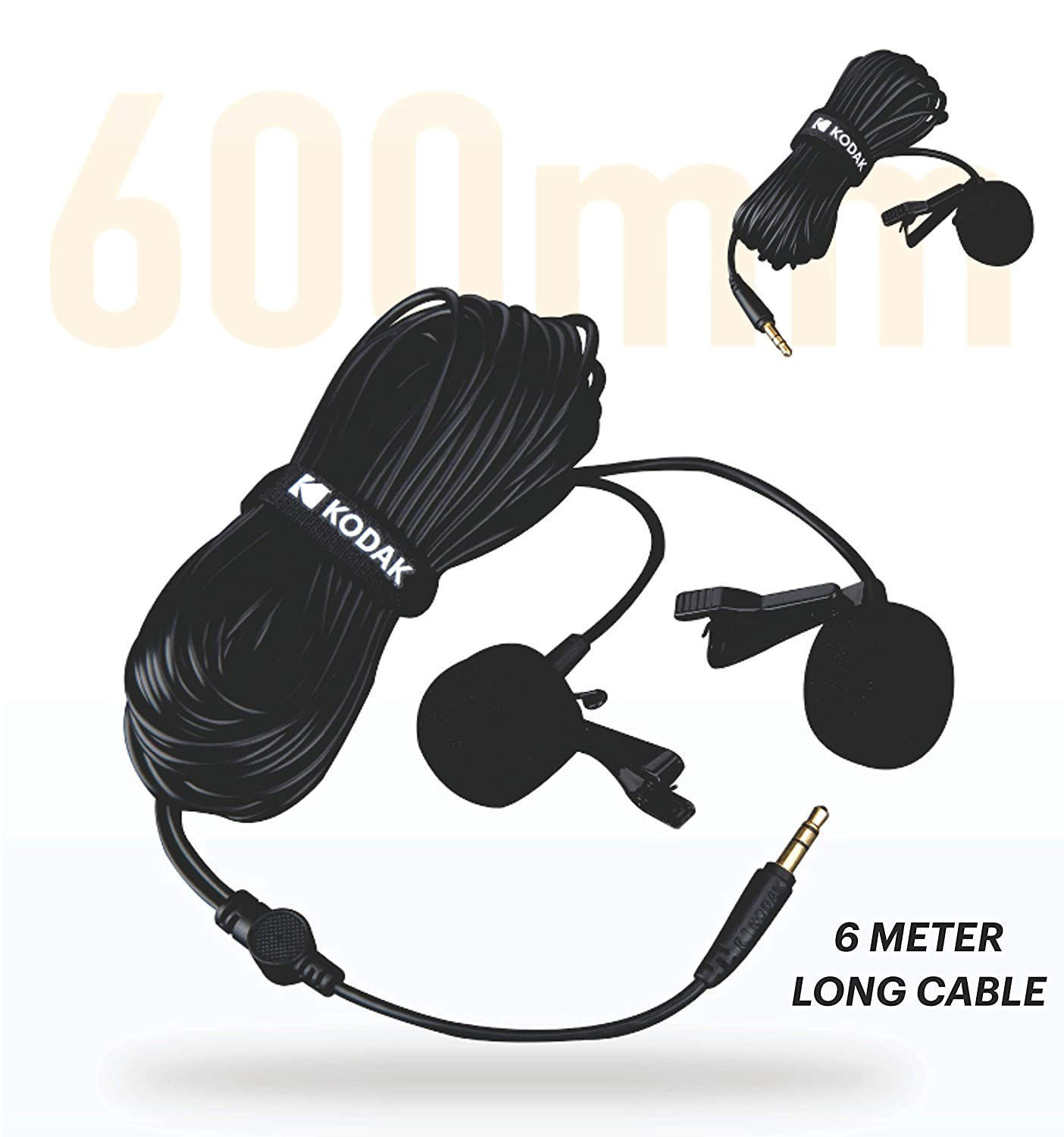 Kodak M12 2.5mm Dual Lavalier Microphone Future Forward