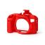 Picture of EasyCover Silicone Protective Camera Case Cover for Canon 200D/250D Red