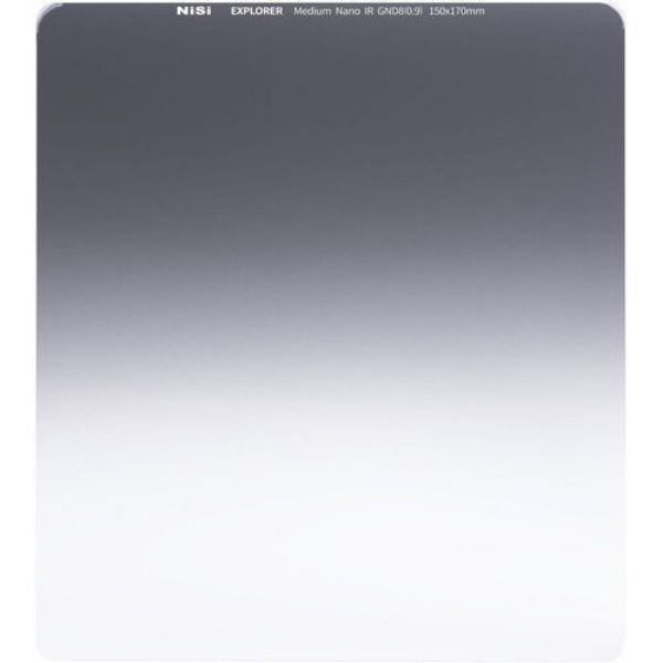 Picture of Nisi 150x170mm ND8 (0.9) – 3 Stop Nano IR Soft Graduated Neutral Density Filter 