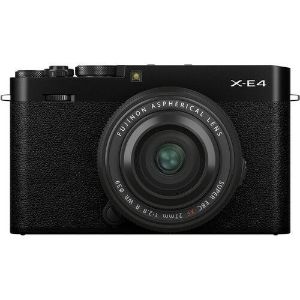 Picture of FUJIFILM X-E4 Mirrorless Digital Camera with XF 27mm f/2.8 R WR Lens (Black)