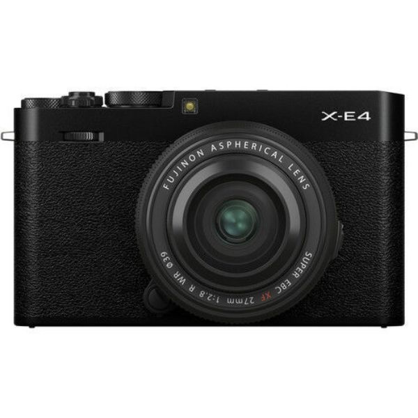 Picture of FUJIFILM X-E4 Mirrorless Digital Camera with XF 27mm f/2.8 R WR Lens (Black)