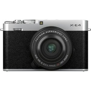 Picture of FUJIFILM X-E4 Mirrorless Digital Camera with XF 27mm f/2.8 R WR Lens (Silver)
