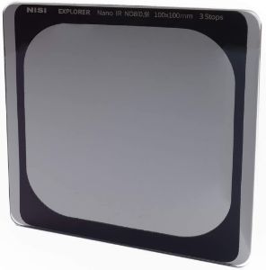 Picture of NiSi Explorer Collection 100x100mm ND8 (0.9) – 3 Stop Nano IR Neutral Density filter 