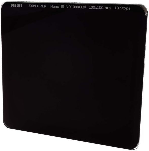Picture of NiSi Explorer Collection 100x100mm ND1000 (3.0) – 10 Stop Nano IR Neutral Density filter 