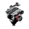 Picture of Manfrotto 504HD Head & Carbon Fiber Twin Leg Video Tripod Kit (100/75mm, Mid-Level Spreader)