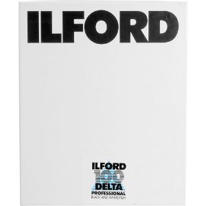 Picture of Ilford Delta 100 Professional Black and White Negative Film (8 x 10", 25 Sheets)