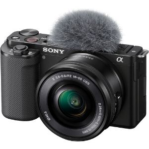 Picture of Sony ZV-E10 Mirrorless Camera with 16-50mm Lens (Black)