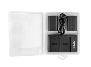 Picture of DIGITEK® (DPUC-010 (LP-E6) Camera Battery Charger with Two LP E6 Battery Combo