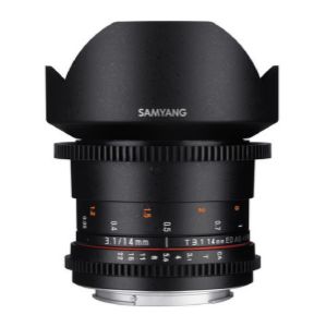 Picture of Samyang 14mm T3.1 VDSLR II Lens For Canon