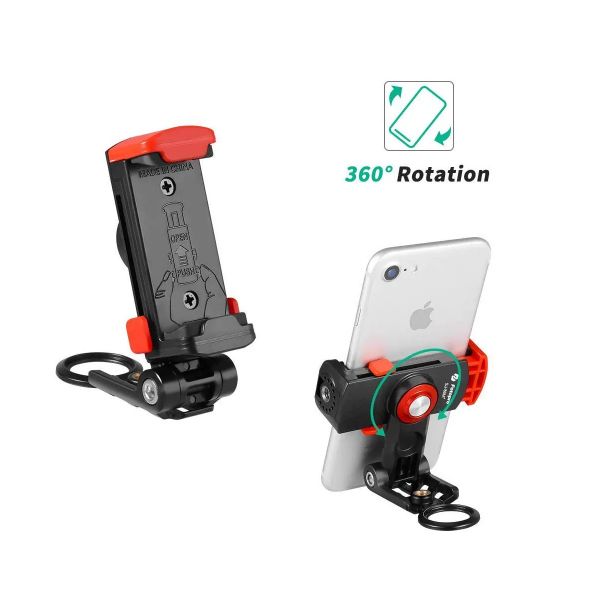 Picture of Fotopro SJ-86M+ Smartphone Holder (Black/Red)