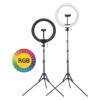 Picture of Digitek LED Ring Light 38cm (15 inch) RGB with Stand for YouTube