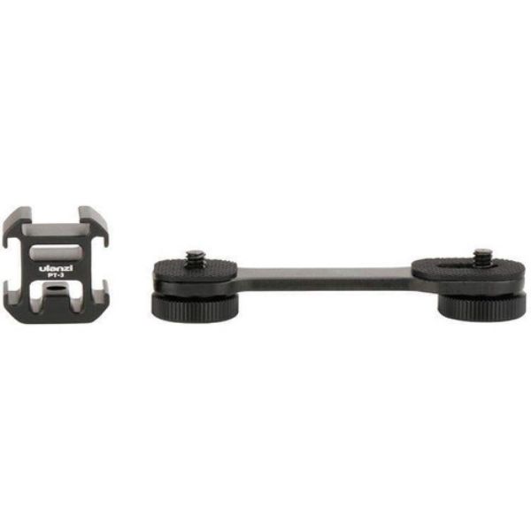 Picture of Ulanzi PT-3 Triple Cold Shoe Extension Bracket for Handheld Gimbals