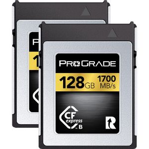 Picture of ProGrade Digital 128GB CFexpress 2.0 Type B Gold Memory Card (2-Pack)