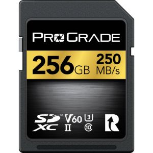 Picture of ProGrade Digital 256GB UHS-II SDXC Memory Card (Gold)