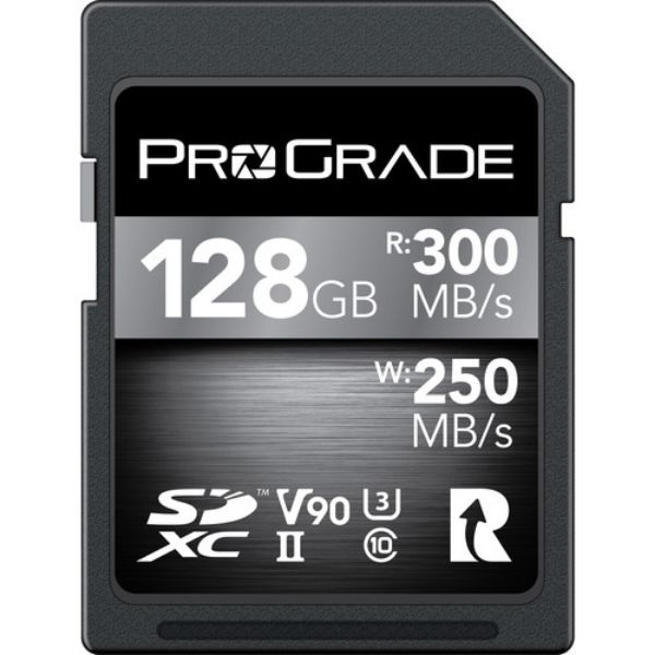 Picture of ProGrade Digital 128GB UHS-II V90 SDXC Memory Card (Cobalt)