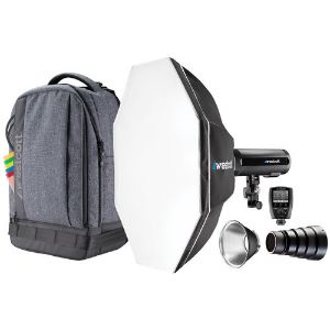 Picture of Westcott FJ200 Strobe 1-Light Backpack Kit with FJ-X2m Universal Wireless Trigger and Rapid Box Switch Octa-S