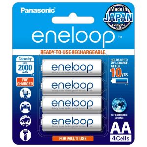 Picture of Panasonic eneloop AA Rechargeable Battery, Pack of 4