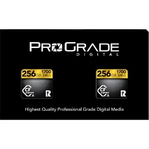 Picture of ProGrade Digital 256GB CFexpress 2.0 Type B Gold Memory Card (2-Pack)