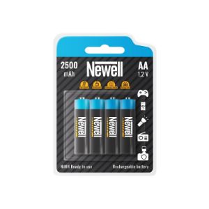 Picture of NEWELL NIMH RECHARGEABLE AA BATTERIES 2500MAH 4-PACK