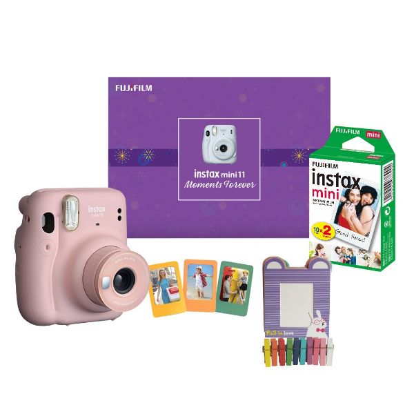 Instax Mini 11 Camera Blush Pink Moments Forever Future Forward