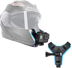 Picture of HIFFIN  Helmet Chin Strap Mount Compatible with Gopro Hero 8/7/6,SJCAM, Yi, DJI Osmo Action & Other Action Cameras
