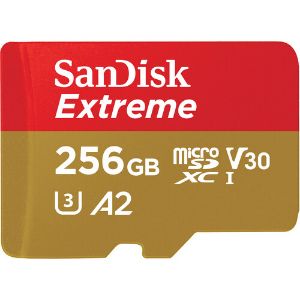 Picture of SanDisk 256GB Extreme UHS-I microSDXC Memory Card