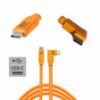 Picture of Tether Tools TetherPro USB Type-C Male to USB Type-C Male Cable (15', Orange) - copy