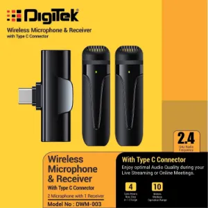 Picture of Digitek Wireless Mirophone DWM-003 PRO